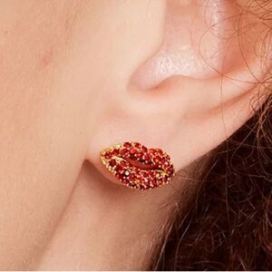 NWT Kate Spade “Hit The Town” Lips EarringS NEW $58